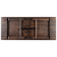 Mahogany |#| 8' x 40" Rectangular Antique Rustic Mahogany Solid Pine Folding Farm Table