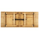 Light Natural |#| 8' x 40" Rectangular Antique Rustic Light Natural Solid Pine Folding Farm Table