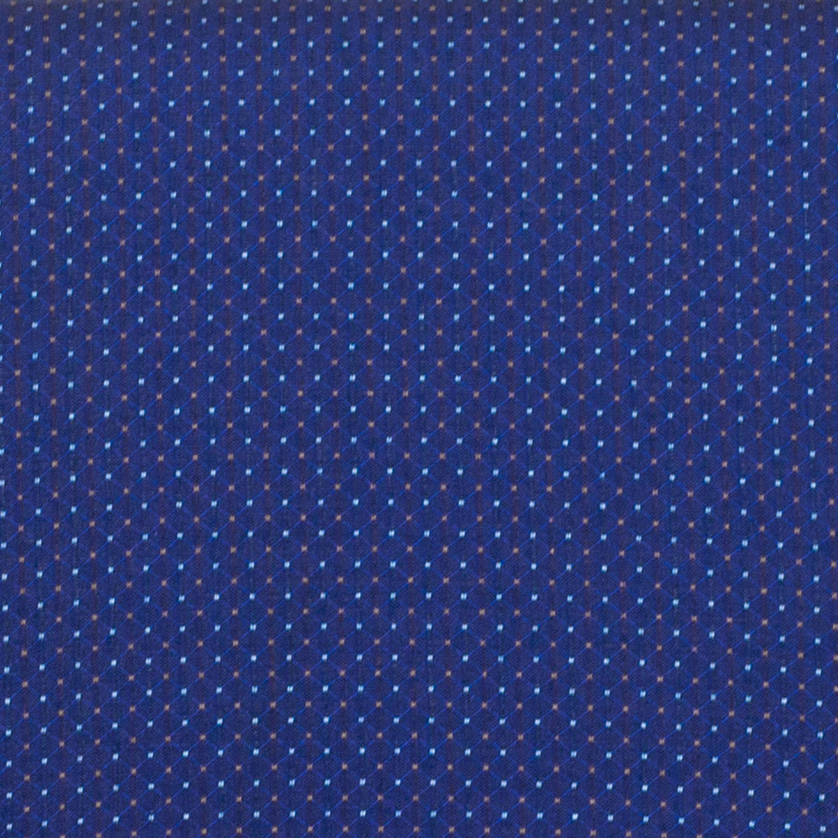 Auditorium Chair - 19inch Seat - Navy Dot Fabric/Gold Vein Frame - Book Rack