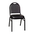 HERCULES Series Commercial Grade 500 LB. Capacity Dome Back Stacking Banquet Chair with Metal Frame