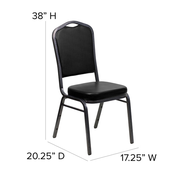 Beige Patterned Fabric/Gold Frame |#| Crown Back Stacking Banquet Chair in Beige Patterned Fabric - Gold Frame