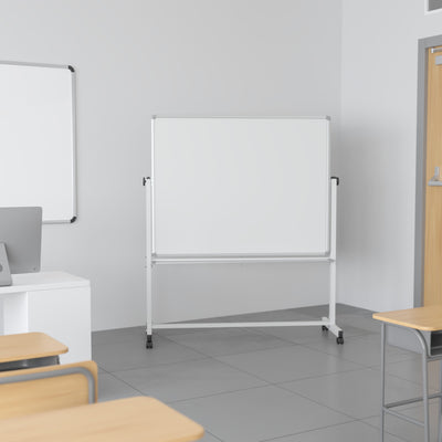 HERCULES Series Double-Sided Mobile White Board Stand with Pen Tray - View 2