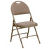 HERCULES Series Extra Large Ultra-Premium Triple Braced Metal Folding Chair with Easy-Carry Handle
