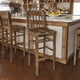 Antique Copper |#| School House Back Antique Copper Wood Restaurant Barstool with Footrest