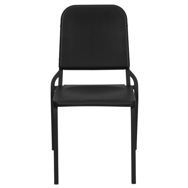 Black High Density Stackable Melody Band/Music Chair - School & Classroom Chair