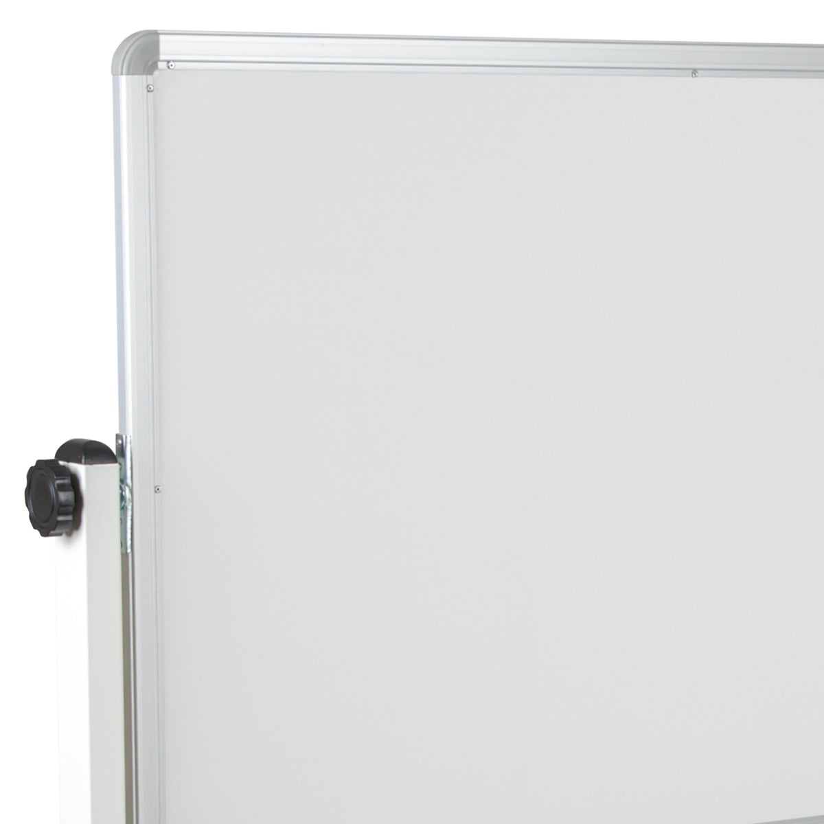 64.25"W x 64.75"H |#| 64.25"W x 64.75"H Reversible Mobile Cork Bulletin & White Board with Pen Tray