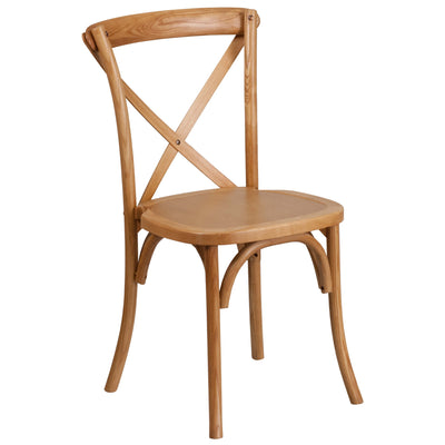 HERCULES Series Stackable Wood Cross Back Chair