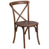 HERCULES Series Stackable Wood Cross Back Chair