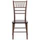 Fruitwood |#| 1100lb. Capacity Fruitwood Stackable Chiavari Event Chair