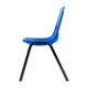 Walnut Top/Navy Chair |#| Walnut/Slvr Student Desk with Open Front Metal Book Box & Nvy Flex Comfort Chair