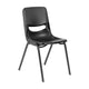 Natural Top/Black Chair |#| Natural/Blk Student Desk with Open Front Metal Book Box & Blk Flex Comfort Chair