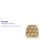 Gold |#| Hard Gold Tufted Vinyl Chiavari Chair Cushion - Event Accessories