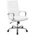 High Back Executive Swivel Office Chair with Metal Frame and Arms