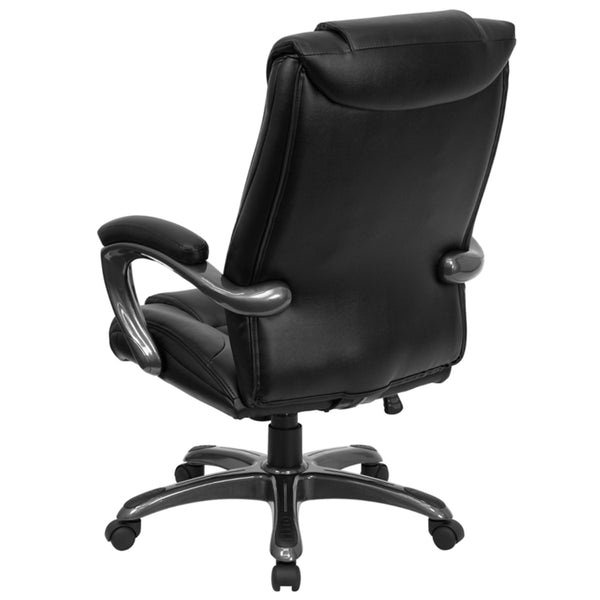 High Back Black LeatherSoft Layered Upholstered Executive Ergonomic Office Chair