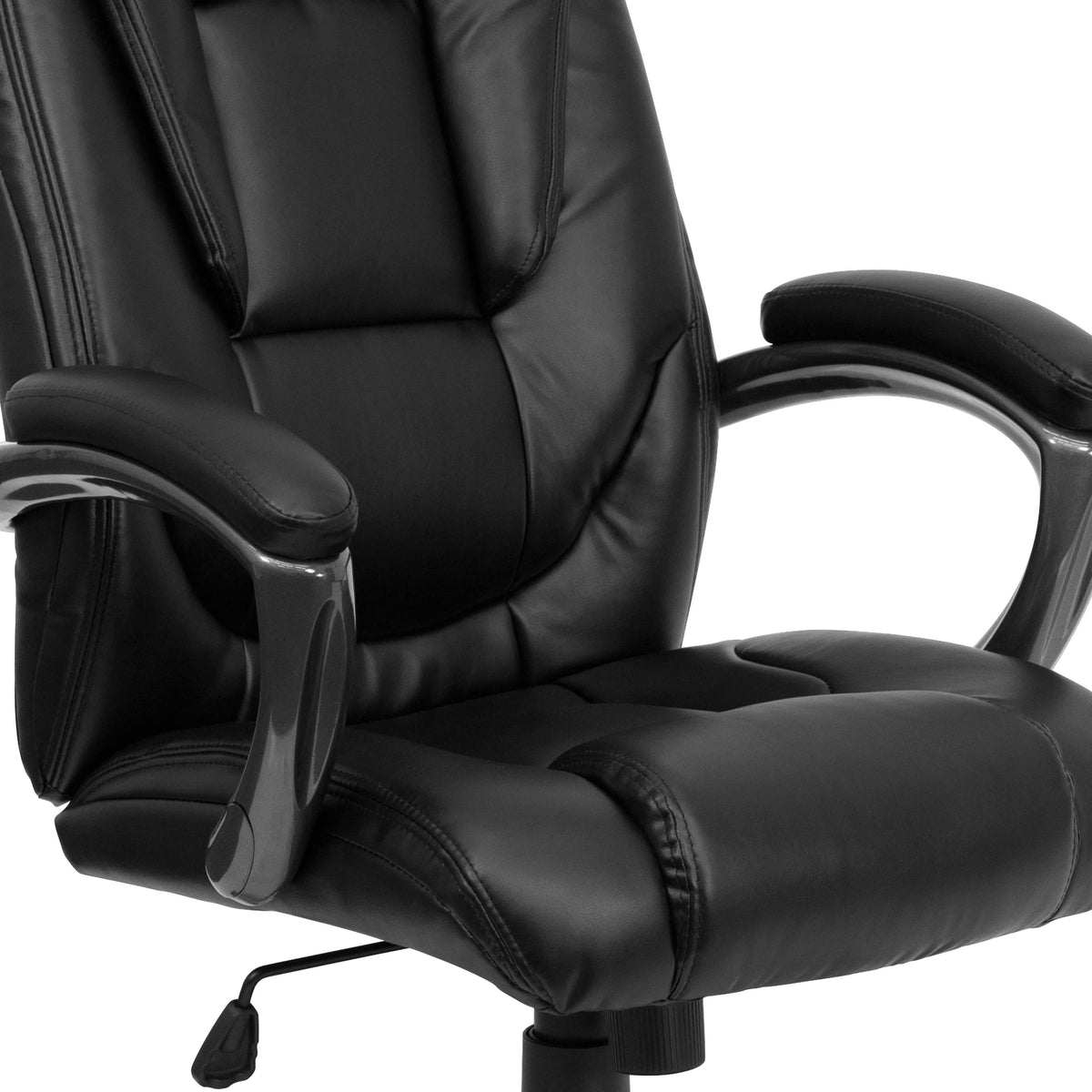 High Back Black LeatherSoft Layered Upholstered Executive Ergonomic Office Chair