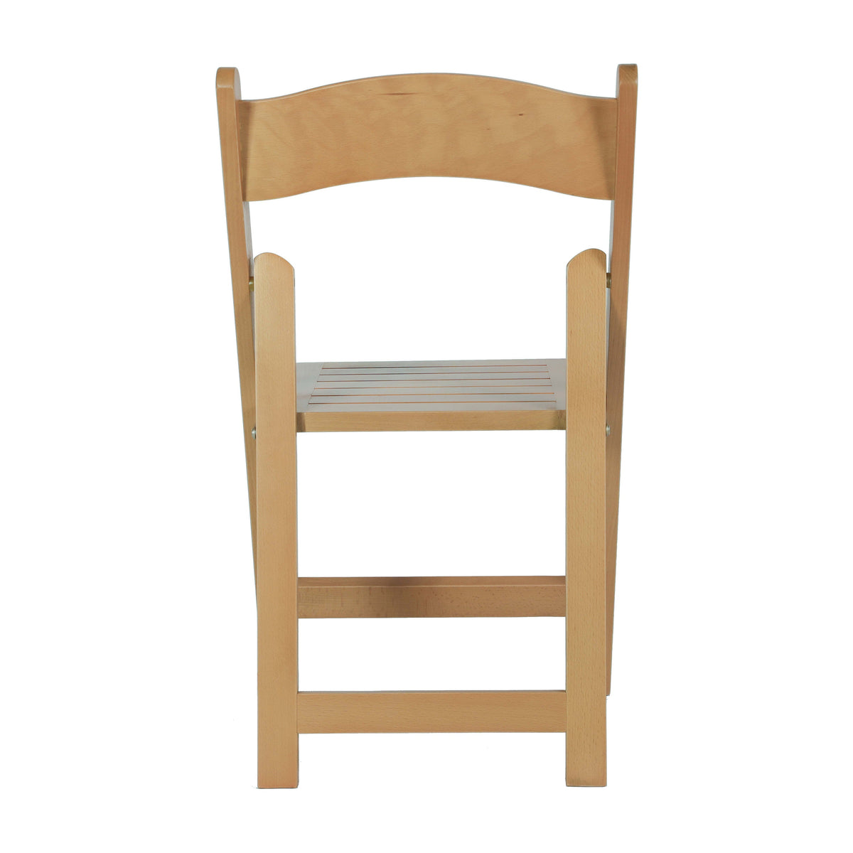 Oak |#| Commercial Grade Solid Wood Portable Folding Dining Chair, Oak Finish