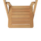 Oak |#| Commercial Grade Solid Wood Portable Folding Dining Chair, Oak Finish