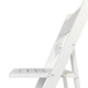 White |#| Commercial Grade Solid Wood Portable Folding Dining Chair, White Finish