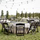 Early American Wood |#| Commercial Grade Solid Wood Portable Folding Dining Chair, Early American Finish
