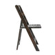 Early American Wood |#| Commercial Grade Solid Wood Portable Folding Dining Chair, Early American Finish
