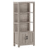 Hutton 68" Shaker Bookcase with Storage Cabinet