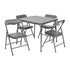 Kids Colorful 5 Piece Folding Table and Chair Set