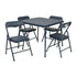 Kids Colorful 5 Piece Folding Table and Chair Set