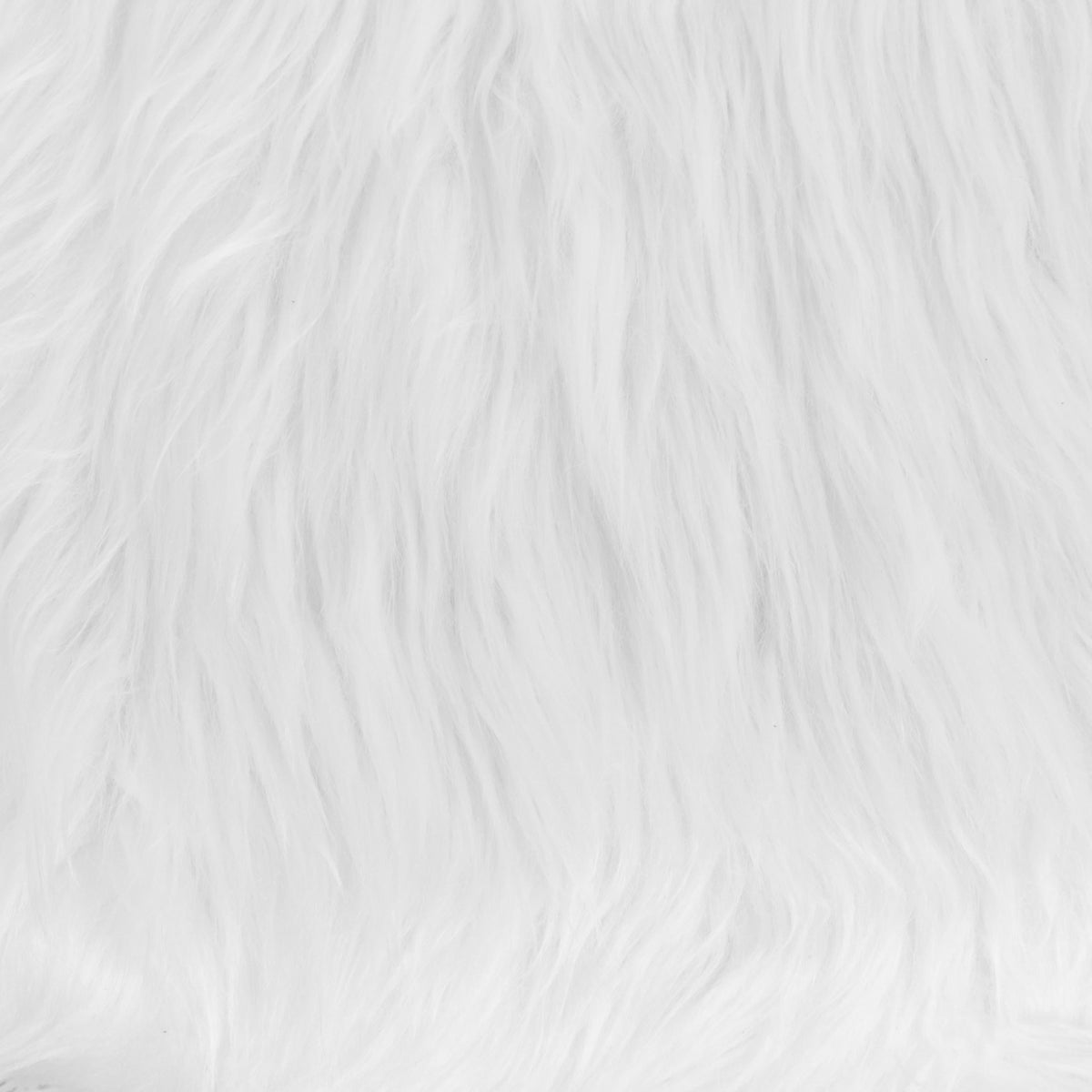 White |#| Kids Shaggy Dog White Accent Chair - Desk Chair - Playroom Chair