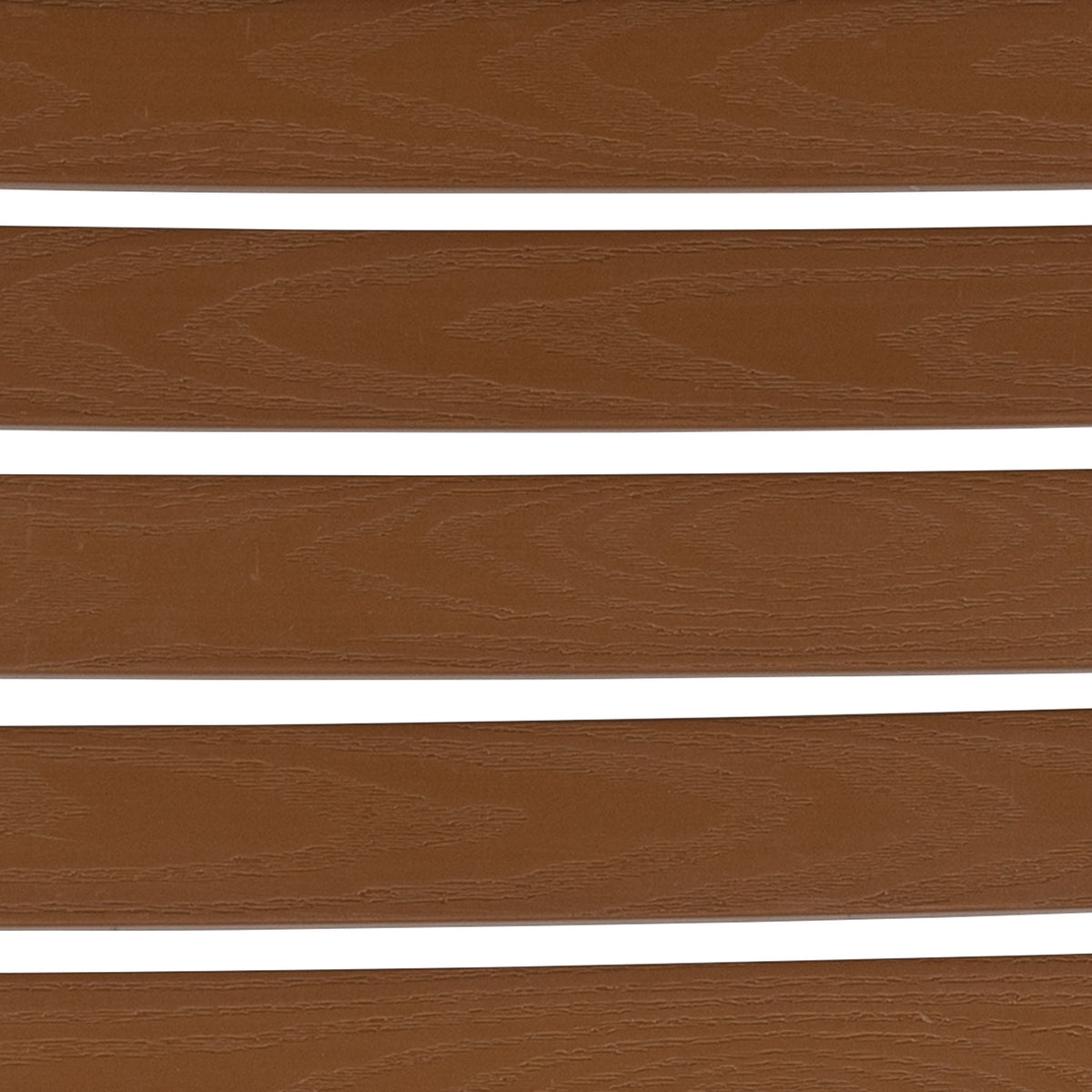 Teak |#| Outdoor Faux Teak Side Chair with Poly Slats - Teak Patio Chair