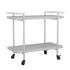 Liam 2-Tier Office Storage and Printer Cart with Metal Frame