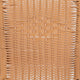 Beige |#| 2 Pack Beige Rattan Indoor-Outdoor Restaurant Stack Chair with Curved Back