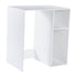 Lotus Mini Fridge Bookshelf Storage Station Organizer with Cubbies