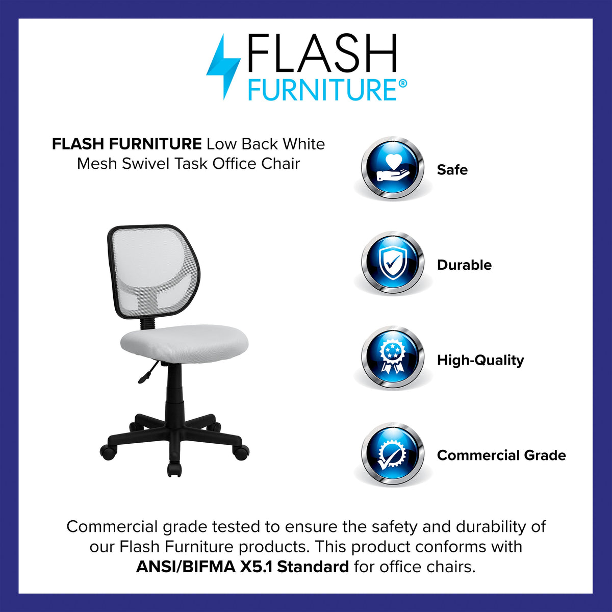 White |#| Low Back White Transparent Mesh Back Adjustable Height Swivel Task Office Chair