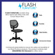 Gray |#| Low Back Gray Transparent Mesh Swivel Task Office Chair with Curved Square Back