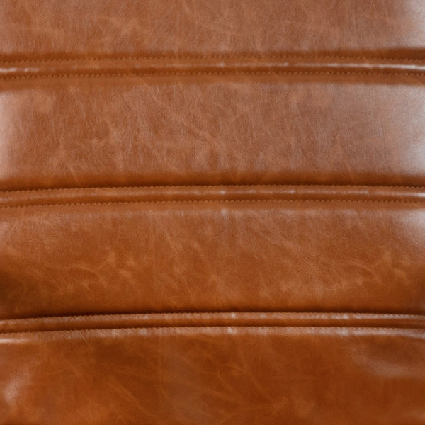 Black LeatherSoft/Rose Gold Frame |#| Mid-Back Black LeatherSoft Executive Swivel Office Chair - Rose Gold Frame/Arms