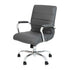 Mid-Back Executive Swivel Office Chair with Metal Frame and Arms