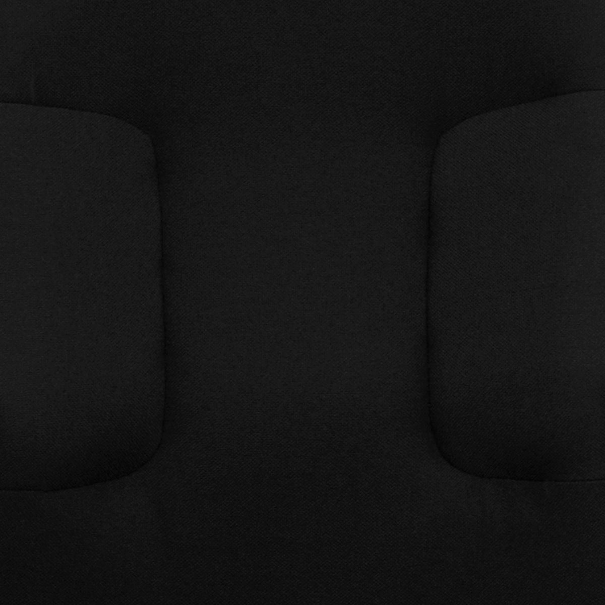 Black |#| Mid-Back Black Fabric Executive Swivel Office Chair with Nylon Arms