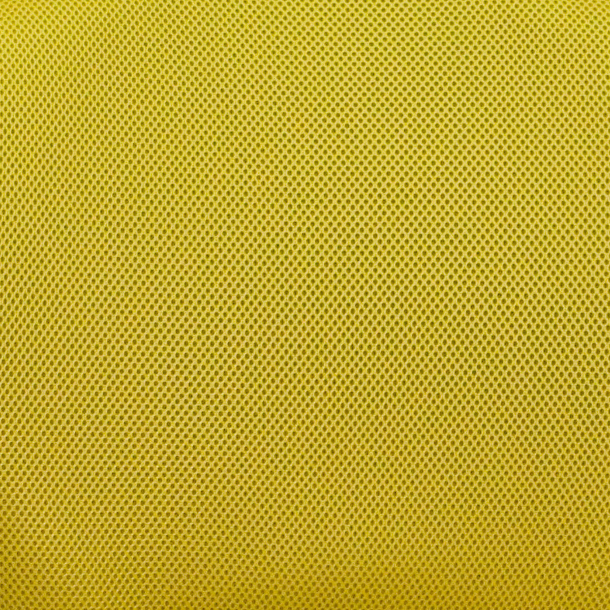 Yellow |#| Mid-Back Yellow Mesh Padded Swivel Task Office Chair with Chrome Base