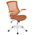 Mid-Back Mesh Swivel Ergonomic Task Office Chair with Flip-Up Arms