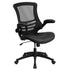 Mid-Back Mesh Swivel Ergonomic Task Office Chair with Flip-Up Arms