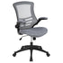 Mid-Back Mesh Swivel Ergonomic Task Office Chair with Flip-Up Arms