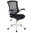 Mid-Back Mesh Swivel Ergonomic Task Office Chair with Flip-Up Arms