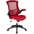 Mid-Back Mesh Swivel Ergonomic Task Office Chair with Flip-Up Arms