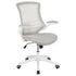 Mid-Back Mesh Swivel Ergonomic Task Office Chair with Flip-Up Arms