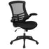 Mid-Back Mesh Swivel Ergonomic Task Office Chair with Flip-Up Arms