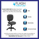Gray Fabric |#| Mid-Back Gray Fabric Multifunction Task Office Chair with Pillow Top Cushioning