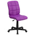 Mid-Back Quilted Vinyl Swivel Task Office Chair