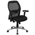 Mid-Back Super Mesh Executive Swivel Office Chair with Knee Tilt Control and Adjustable Arms