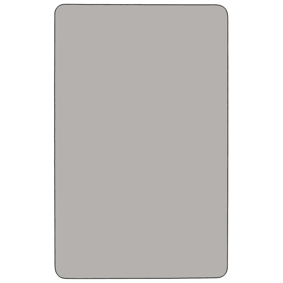 Gray |#| Mobile 24inchW x 60inchL Rectangular Grey HP Laminate Adjustable Leg Activity Table