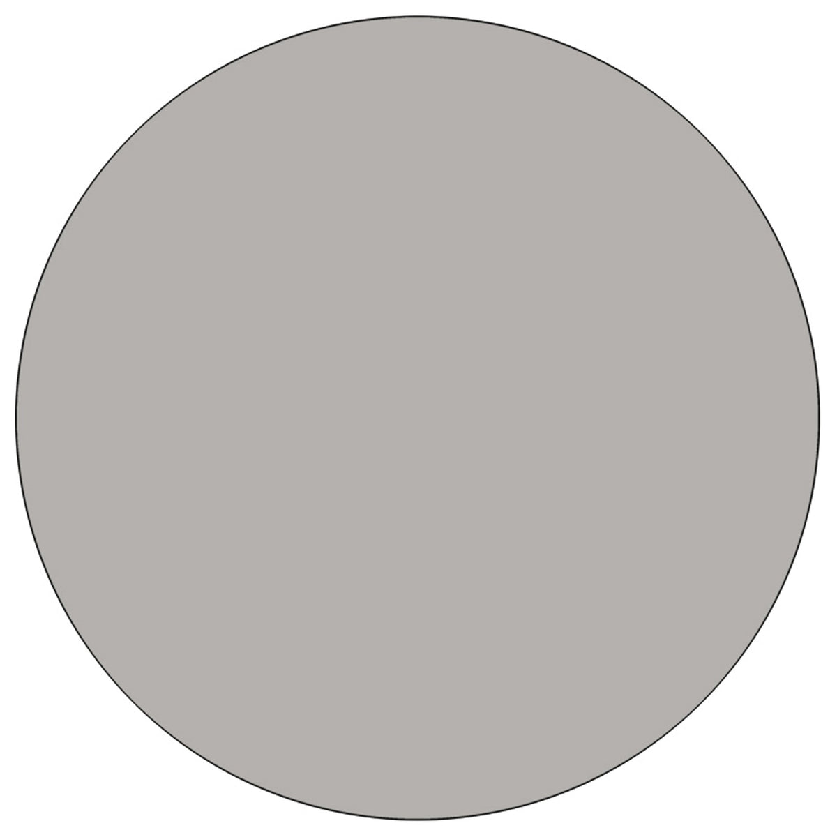 Gray |#| Mobile 48inch Round Grey HP Laminate Activity Table - Height Adjustable Short Legs